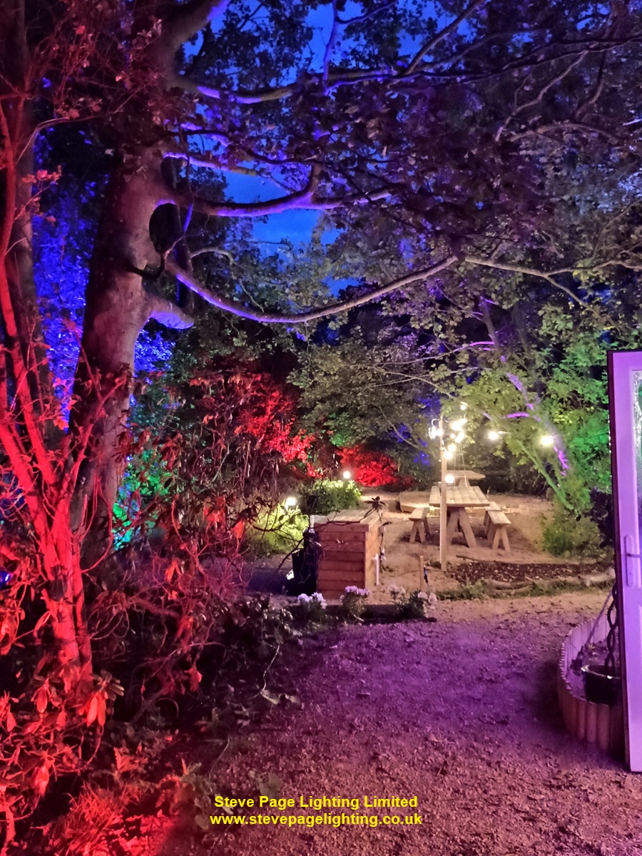 Madeira In Fife wedding Lighting